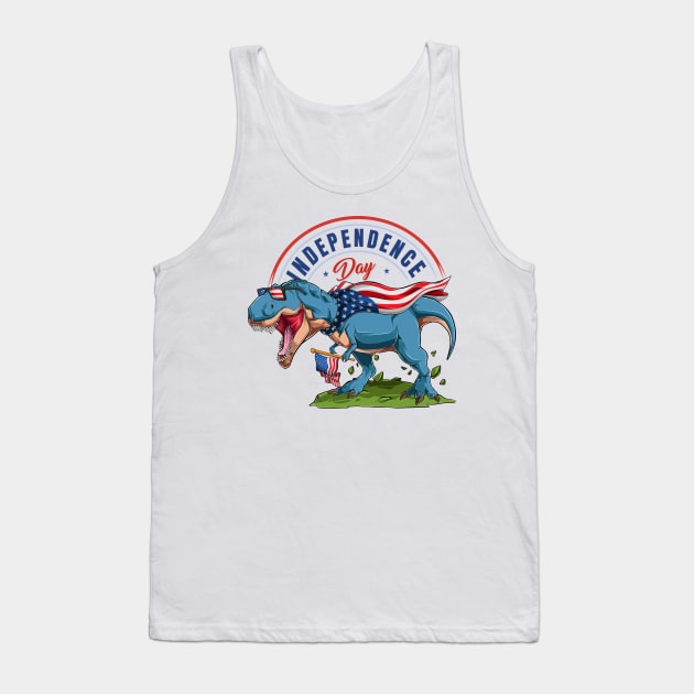 amerisaurus independence scnd Tank Top by aldistar